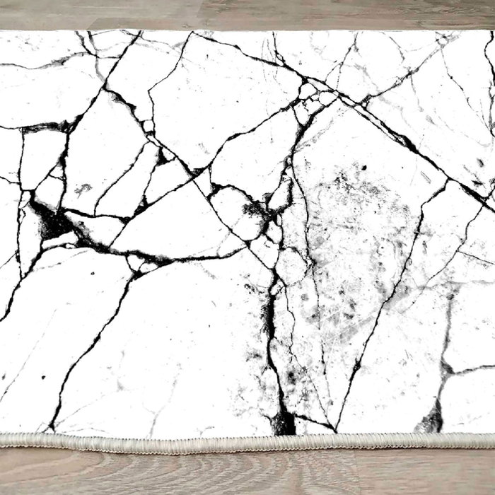 Conceptum Alfombra Eexfab816-Klm Blanco y Negro 120x180 cm
